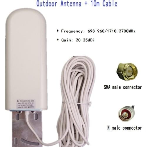 Communication Outdoor antenna for wifi router 2g 3g 4g mobile signal amplifier UMTS LTE Repeater 900 1800 2100 signal booster