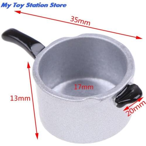 1:12 Scale Dollhouse Miniature Kitchen Cooking Utensil Pressure Cooker Autoclave Toy Simulation Kitchen Tools