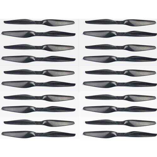 10 Pairs 13x5.5 3K Carbon Fiber Propeller CW CCW 1355 CF Prop For Tarot FY680 FY690S Quadcopter FPV MultiRotor F06792-10