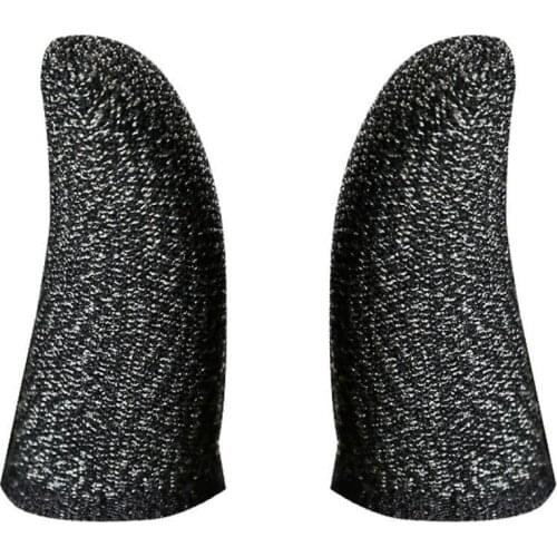 2PCS Thumbs Finger Sleeve For Pubg Mobile Phone Game Professional Gaming Sweat-proof Screen Beehive Sleep-proof Touch Glove J8K3