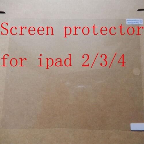 20pcs hight qulity Screen protection film for iPad 2 for iPad 3 for iPad 4 tablet ,for iPad 2 3 4 tablet screen protector