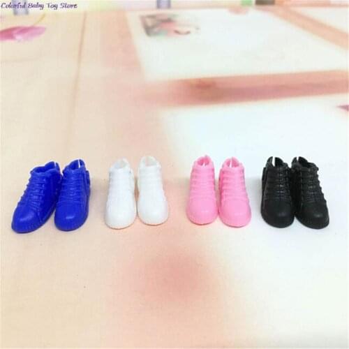 4Pairs Doll Accessories Original Doll Shoes Fashion Cute Shoes For 1/6 For Doll Shoes New
