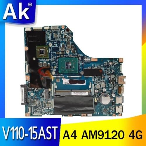5B20P99050 motherboard for Lenovo V110-15AST Laptop motherboard with A4 AM9120 216-0867071 DDR4 4GB RAM 15283-2 Mainboard new