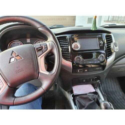 AndroidFor Mitsubishi L200 Pickup 2007-2017 128G Tesla Screen Carplay Player GPS Auto Audio Stereo Radio Recorder Head Unit