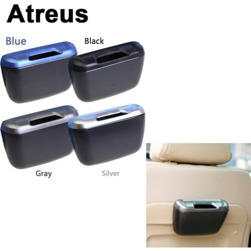 Atreus 1Pc Car Trash Can Rubbish Side Door Storage Box For VW polo passat b5 b6 Mazda 3 6 cx-5 Toyota corolla Ford focus 2 3 Bmw