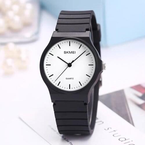 SKMEI Fashion Simple Quartz Watch For Men Women Waterproof Analog Clock Student Boy Girls Wristwatches Relogio Feminino