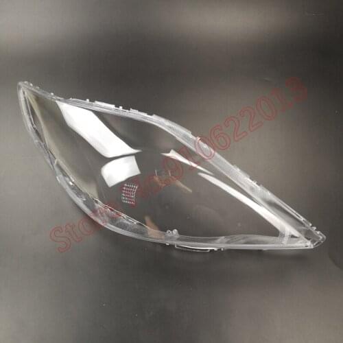 For Mazda 5 Car Front Headlight Cover Lens Glass Transparent Lampshade Bright Head Light Caps Lamp Shell 2007-2009