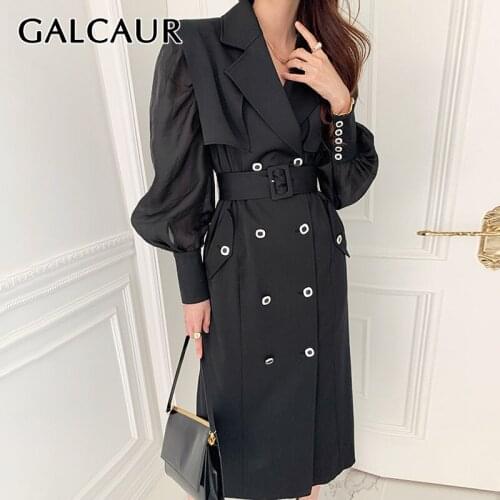 GALCAUR Long Sleeve Summer Dresses