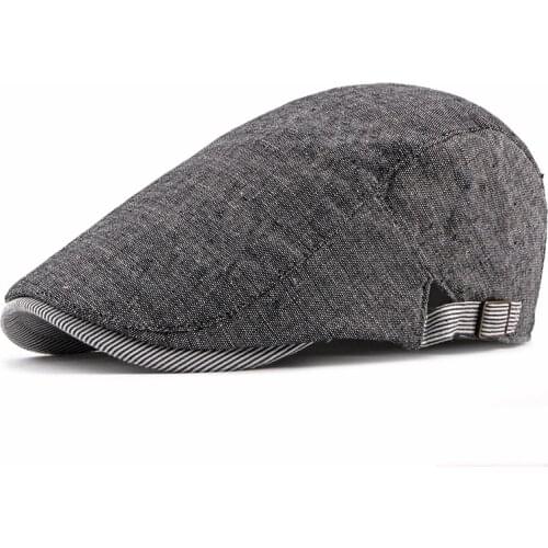 Cotton hemp Bailey hat wholesale spring and summer thin British Style Mens and womens classic retro sunscreen hat M