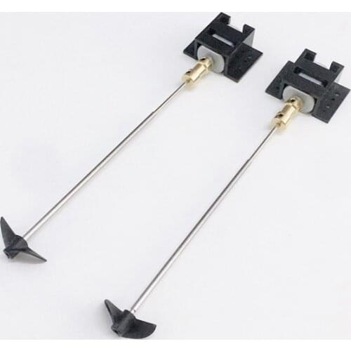 1Pair RC Boat Motor Drive Set 130 Motor+Motor Seat+Copper Coupling+15CM Shaft+Propellers Kit for DIY Ship Model Accessories