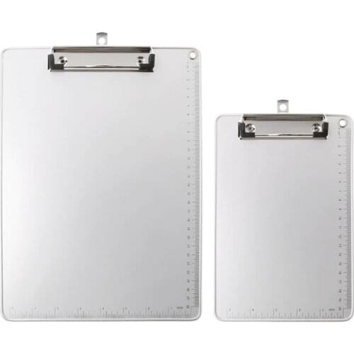 Portable A4/A5 Aluminum Alloy Writing Clip Board Antislip File Hardboard Paper Holder for Office School Stationery Supplies