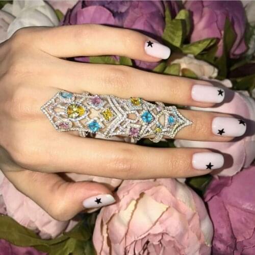 Xa241 Luxury Designer Fashion 925 Sterling Silver shinning European style Jewelry leaves shaped fancy pb