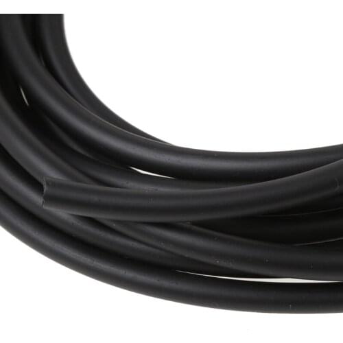 4mm Silicone Vacuum Tube Hose Silicon Tubing High Temperature 16.4ft 5M BLACK U90C