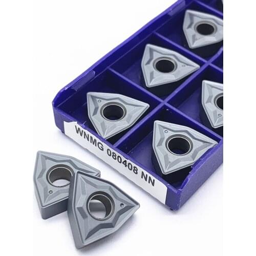 WNMG080408 NN LT10 Carbide Inserts Lathe Cutter Turning Tool CNC Machine Cutting Tools Tungsten Carb