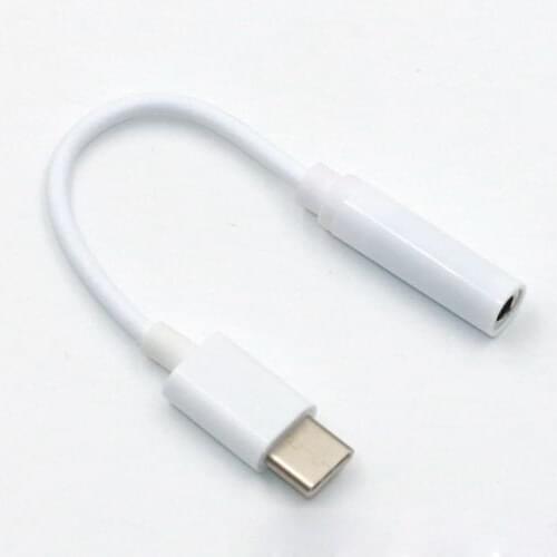 USB 3.1 Type C usb -c male to 3.5 AUX audio female Jack for Xiaomi 6 Mi6 Letv 2 pro 2 max2 100pcs