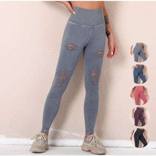 High Waist Hollow Gym Fitness Leggings Women Seamless Workout Running Yoga Pants Sport Tights Trainning Sport Clothes Activewear