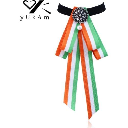 YUKAM Ethnic Maxi Jewelry Exaggerated Crystal Flower Bowknot Ribbon Velvet Choker Necklace Statement Chocker Necklaces for Women