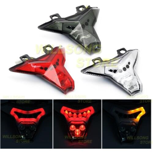 Rear LED Tail Brake Light Blinker Turn Signal Integrated Lamp For KAWASAKI Z 400/1000 NINJA 400/ZX10R/ZX10RR/ZX6R Motorcycle