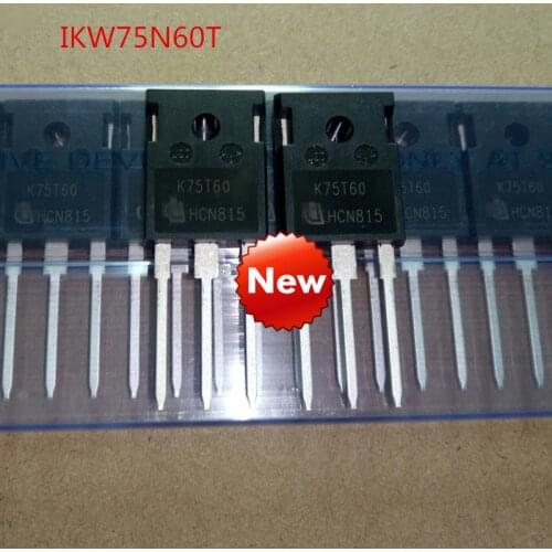 10pcs New original spot K75T60 IKW75N60T TO-247 75A 600V IGBI tube power tube triode