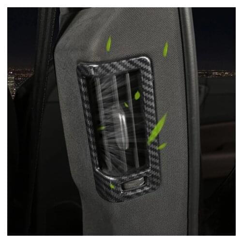 ABS Chrome Car Middle Pillar Air Conditioning Vent Outlet Cover Trim For Volvo XC60 XC90 V90 S90 2018 2019 2020 Auto Accessories