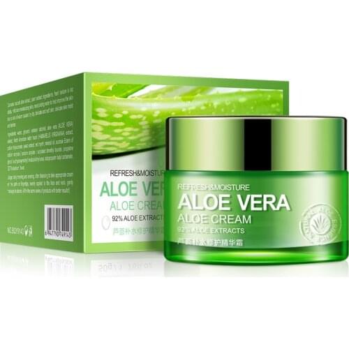 BIOAQUA Aloe Vera Gel Smooth Moisturizing Whitening Day Cream Anti Wrinkle Anti Aging Face Cream Skin Care