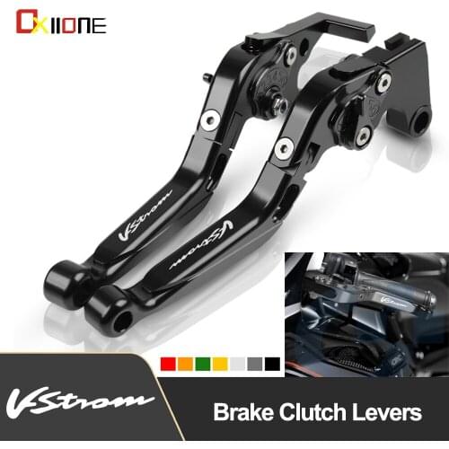 For Suzuki V-STROM 1000 Motorcycle Aluminum Folding Brake Clutch Levers V-STROM 1000 2014-2019 V-STROM 1000 X GTA 2018 2019