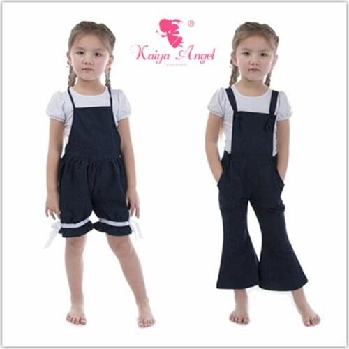 Kaiya Angel Denim Overalls For Girls