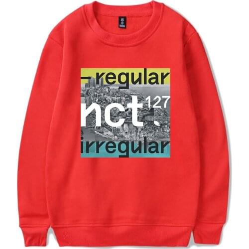 Regular NCT 127 fashion kpop couple capless Sweatshirts hoodies casual men women o neck Long Sleeve Sweatshirt pullover tops 4XL