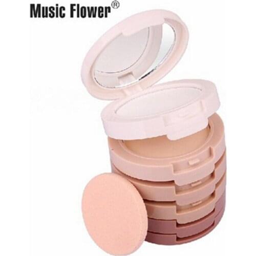 Music Flower 5 and 1 Concealer Repair Powder Moisturizing Makeup Powder M3079 Cosmetic Gift for Women Hot Selling