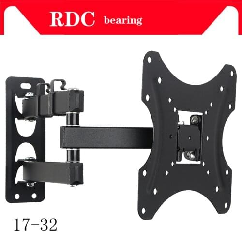 Support 25KG Retractable Full Motion TV Wall Mount Bracket Wall Stand Adjustable Mount Arm Fit for Plasma Flat LED TV 17"-32" A