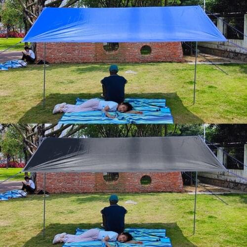 Awning Tarp Tent Shade Waterproof Windproof Garden Picnic Canopy Sunshade Outdoor Beach Camping Rainproof Beach Sun Shelter