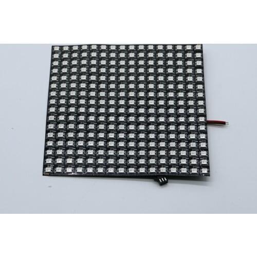 P10mm 16*16 pixels 256leds flexible mini led matrix ws2812 WS2812b DC5V