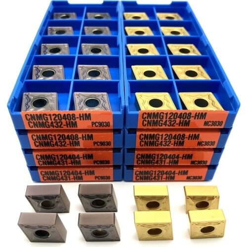 CNMG120404 PC9030 CNMG120404 NC3030 Carbide Insert High Quality External Turning Tool For Stainless Steel CNC Turning Insert