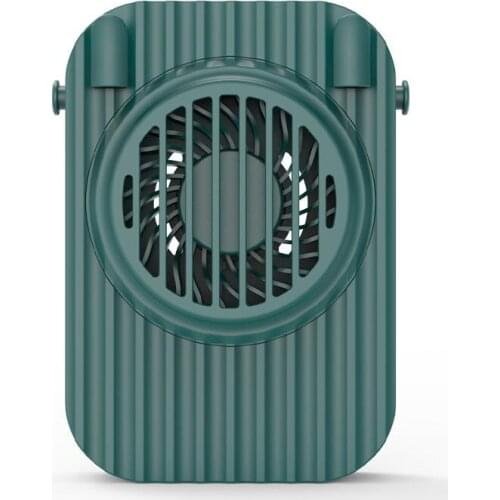 Portable Mini Ultra-quiet Hanging Neck Fan 3 Speed Adjustable Cooling Fan for Outdoor Activities Office School Desktop Fan