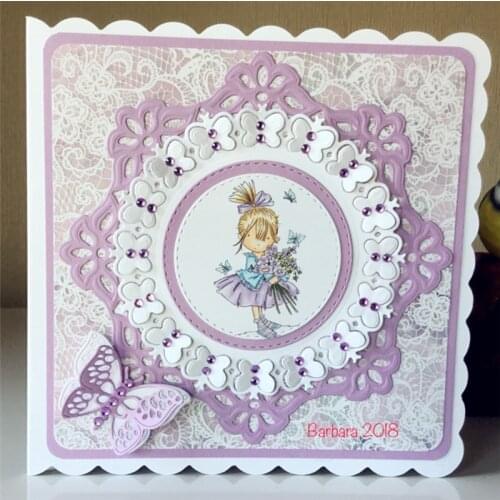 Frame 3D butterfly Metal Cutting Dies Stencils for DIY Scrapbooking/photo album Decorative Embossing DIY Paper Cards