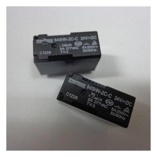 The relay 845HN-2C-C-24VDC in stock