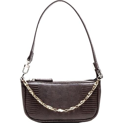 Retro Crocodile Pattern Crossbody Bags For Women 2019 Luxury Handbags Women Bags Designer Saddle Bags Lady Purses And Handbags