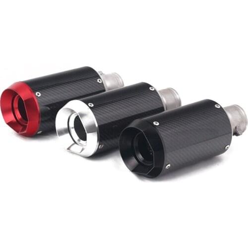 Universal Motorcycle Project Exhaust Pipe Escape Modified Moto Carbon Fiber Muffle For R6 Z900 CB400 CB600 MSX125 K7 K6 GSR750