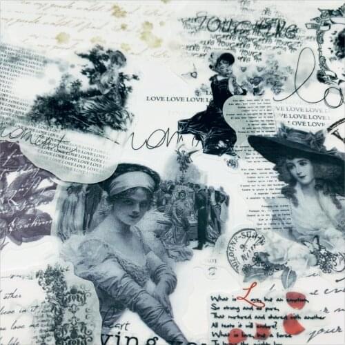 Vintage Girls Stickers DIY Junk Journal Diary Planner Creative Craft Paper Scrapbooking Decorative Sticker