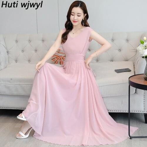 Women Bodycon Sexy Sleeveless Party Chic White Vestidos Summer Vintage Beach Maxi Sundress 2021 Elegant Solid Chiffon Tank Dress