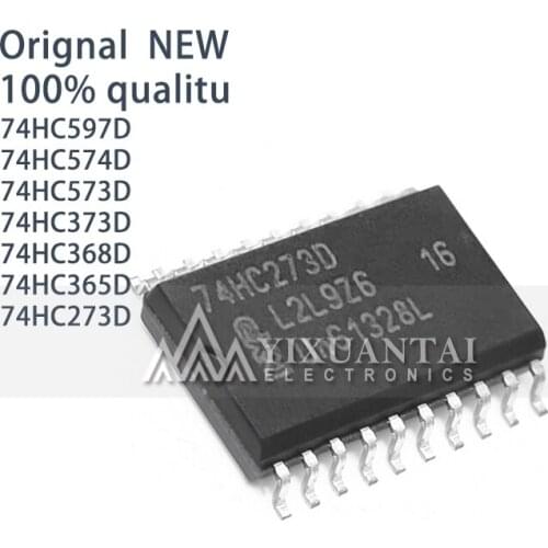 10pcs/lot SOP20 74HC597D 74HC574D 74HC573D 74HC373D 74HC368D 74HC365D 74HC273D HC597 HC574 HC573 HC373 HC368 HC365 HC273 D