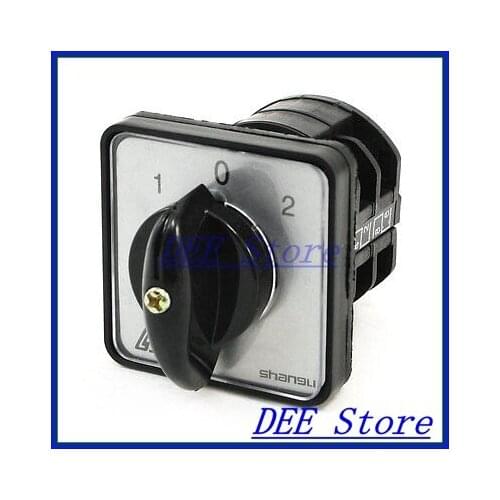660V Ui 10A Ith 1-0-2 ON-OFF-ON Universal Rotary Cam Changeover Switch