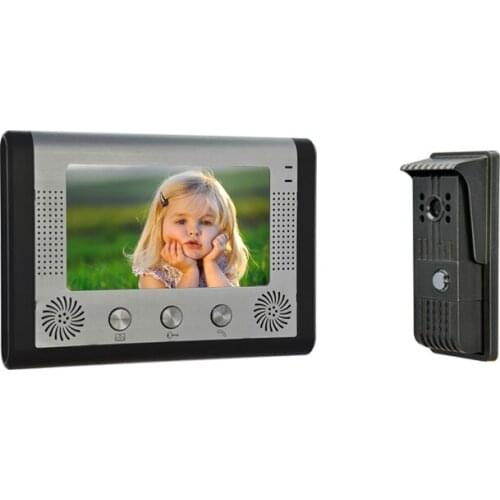 7 Inch Big LCD Display Two Way Intercom Video Door Phone