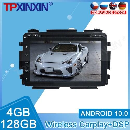 Android 10 9 Inch 4+128G For HONDA Vezel Car IPS Touch Screen Radio Car Multimedia Player With DSP Carplay GPS Navigation