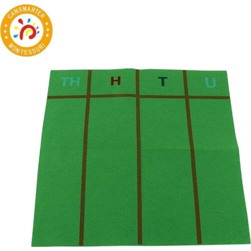 Baby Toy Montessori Material Felt Mat Wooden Toy Math Teaching Aids Early Education