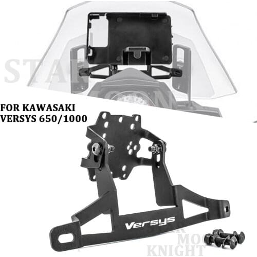 For Kawasaki Versys 650 1000 Versys650 MY 2015 2016 2017 Motorcycle GPS navigation mounting bracket mount holder frame