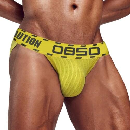 Breathable Sexy Men Briefs Underwear Cotton Gay Mens Underware High Fork Male Panties Bikini U Convex Cueca Low Waist BS3105