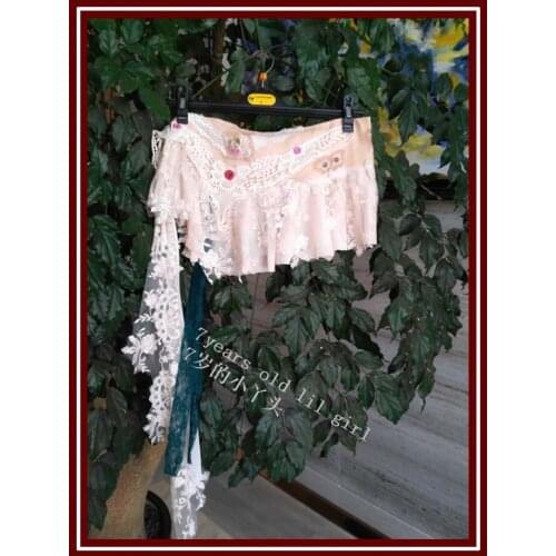 Gothic Tribal belly dance strip Belt hip wrap tribal belly dance Scarf BL39-141