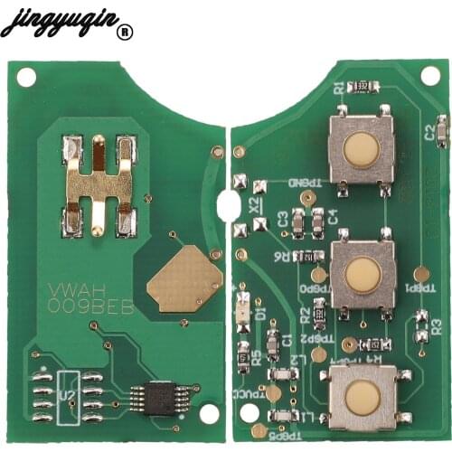 Jingyuqin for Caddy EOS GOLF Jetta Sirocco Tiguan Touran 434MHz ID48 Chip Car Key Circuit Board for 1K0959753G