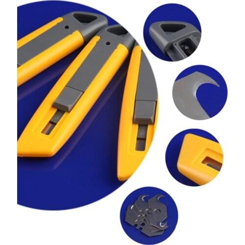 10 Pcs Pointed Blades Pocket Knives Blade Utility Knife Spare Parts for Roofing and Linoleum Carpenter Replacement